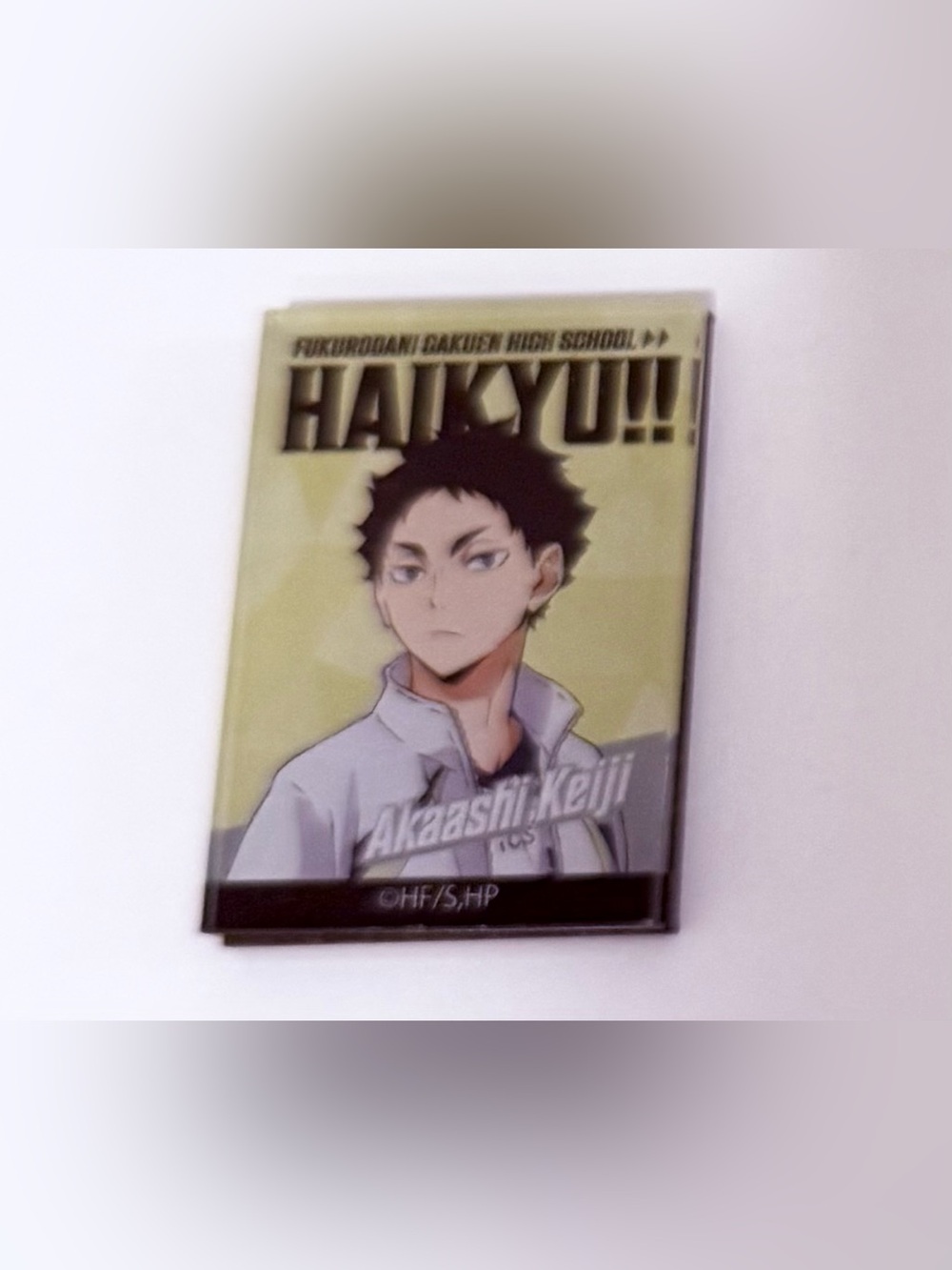 Anime official collectible haikyuu haikyu magnet akaashi